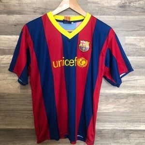 FC Barcelona Official Lionel Messi 10 Soccer Jersey Size 14